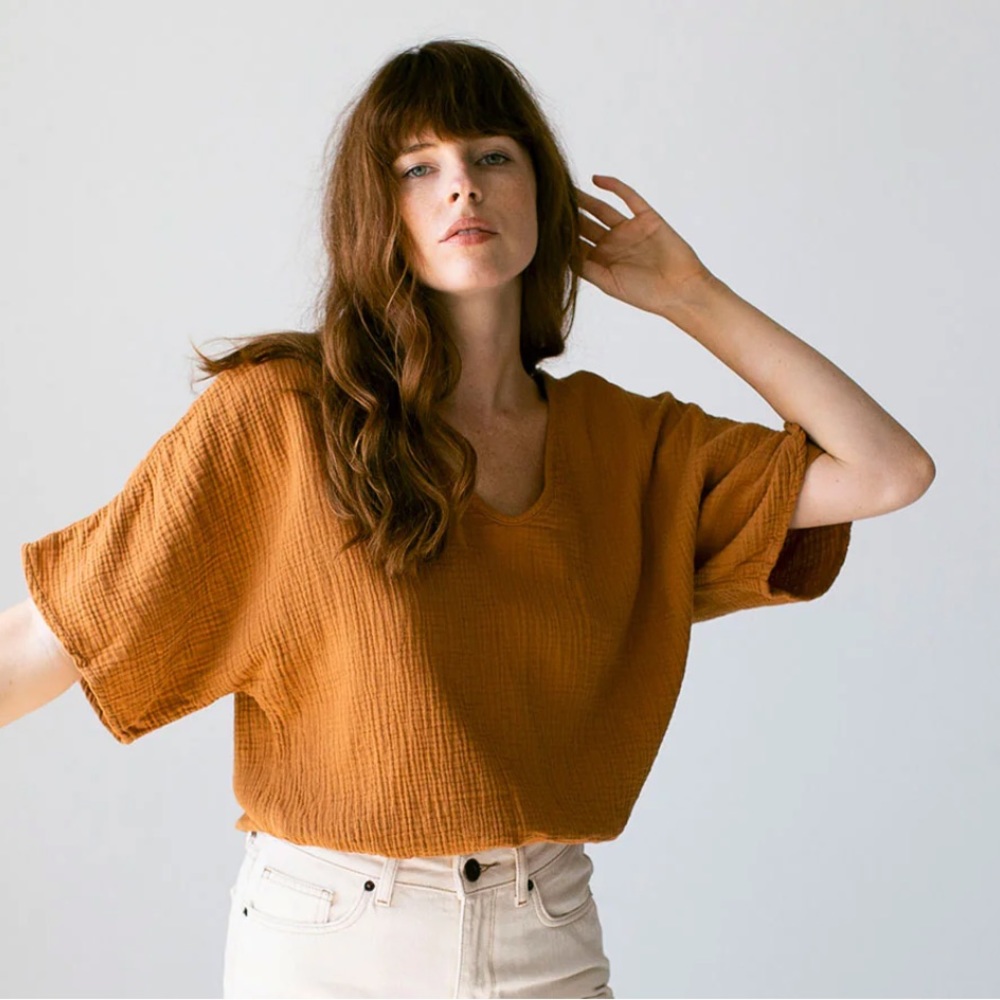 Suunday Gauze Dolman Top